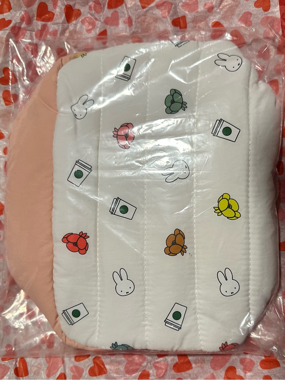 Starbucks Miffy Quilted Tote & Pouch - Picture 6 of 6